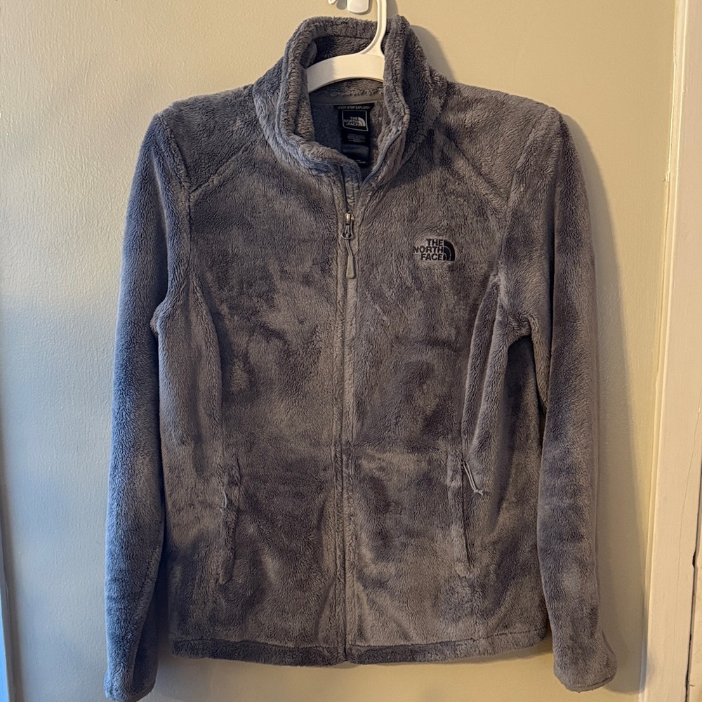 The North Face Gray Fleece Jacket (Small)
